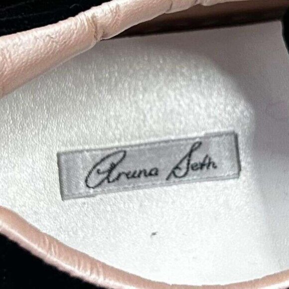 Like new Aruna Seth Rocket Black Velvet Sneakers shoes size UK 38 - Picture 5 of 5